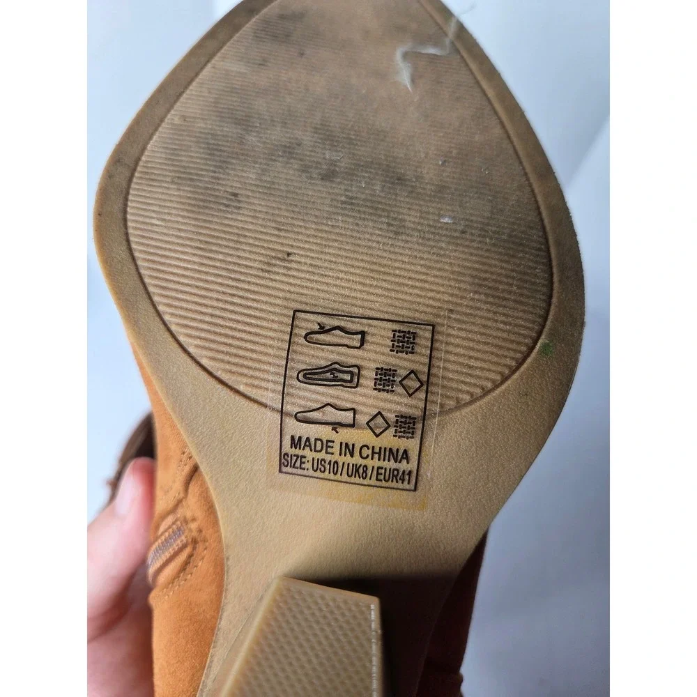 Qupid tan faux